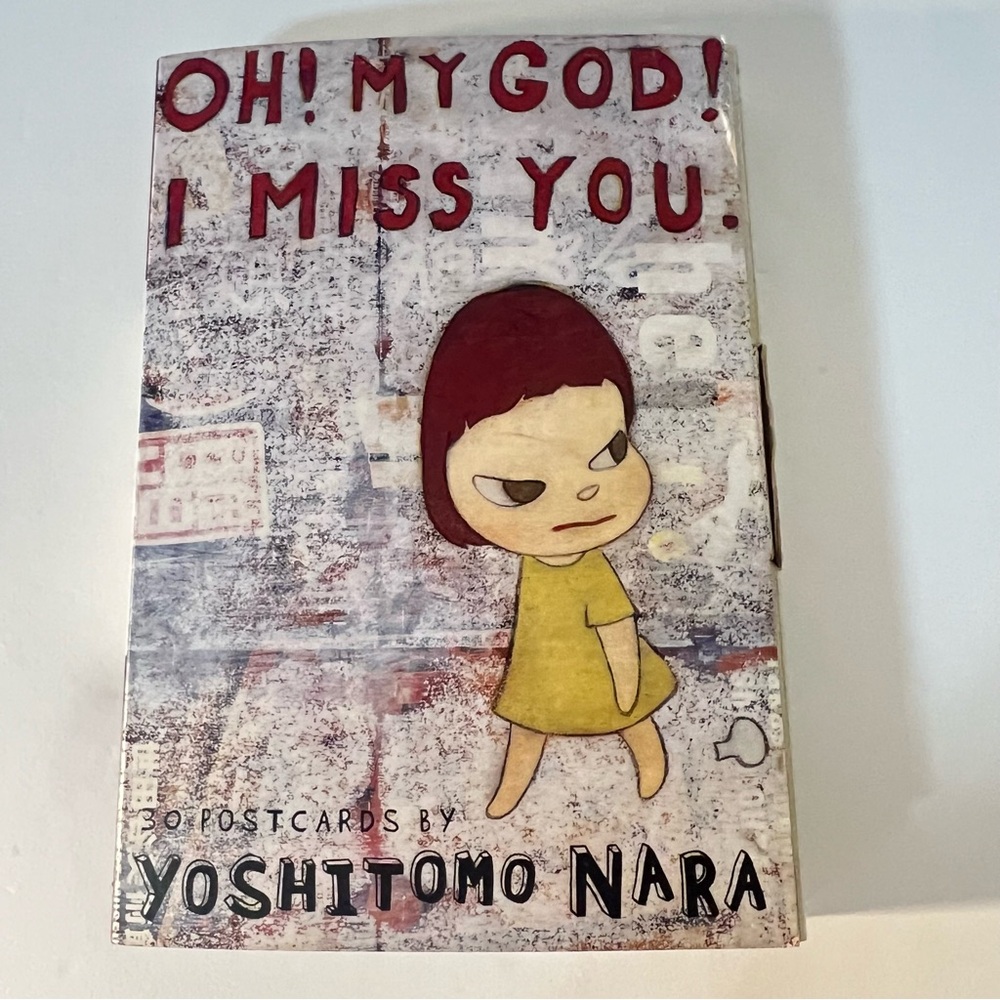 Yoshitomo Nara Oh My I Miss You Pop Art Postcard Set Japan Rare Vintage #24e950